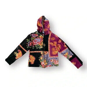 Jane ashley hoodie zip up lightweight sweater